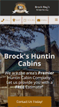 Mobile Screenshot of brockshuntincabins.com